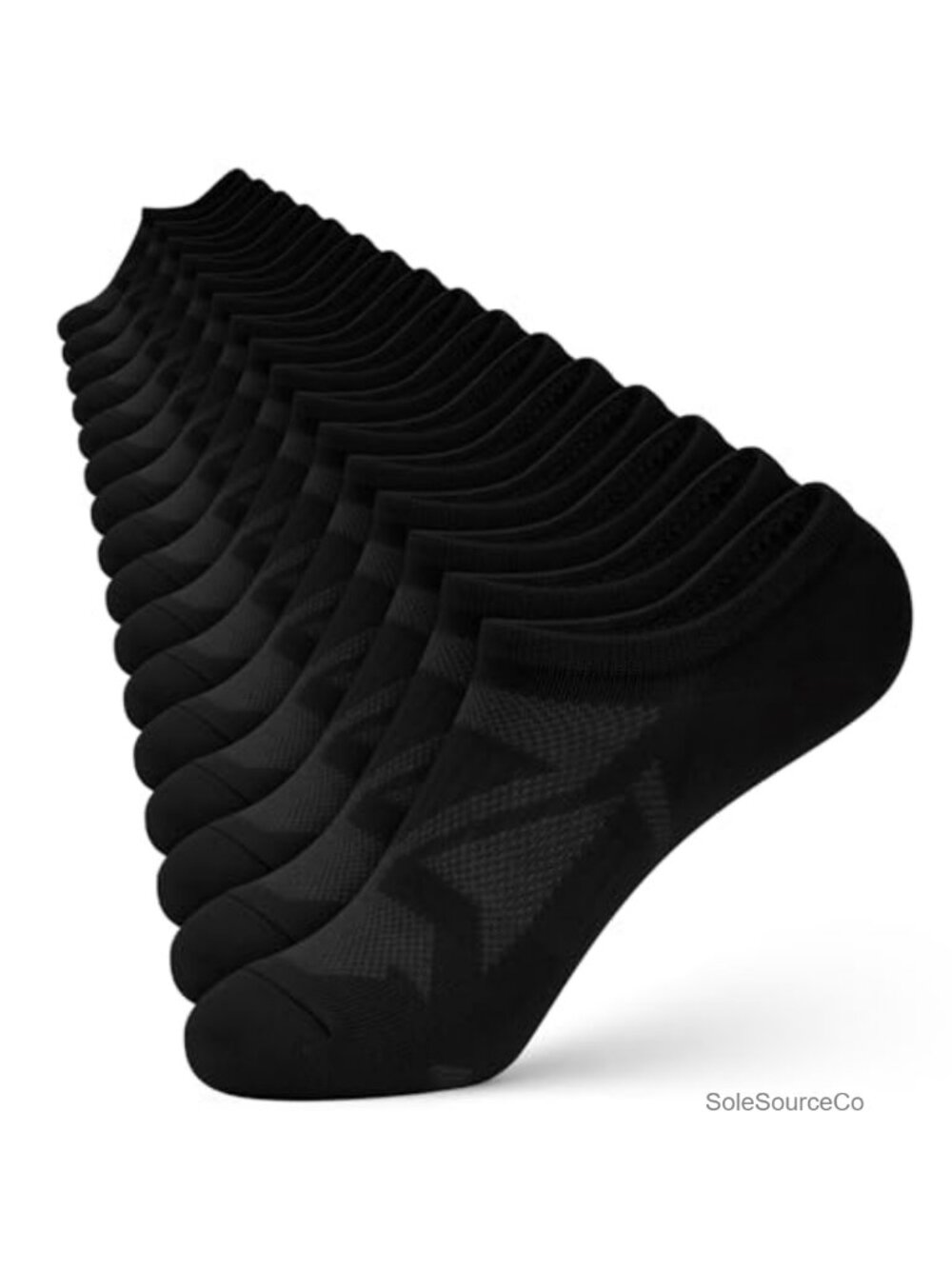 No Show Ankle Socks Low Cut Cotton Spandex Non-Slip Seamless Liner 8 Pairs